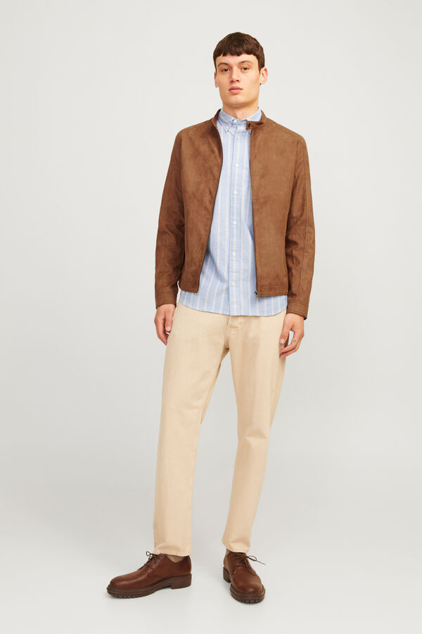 Jack & Jones Cazadora efecto piel nude