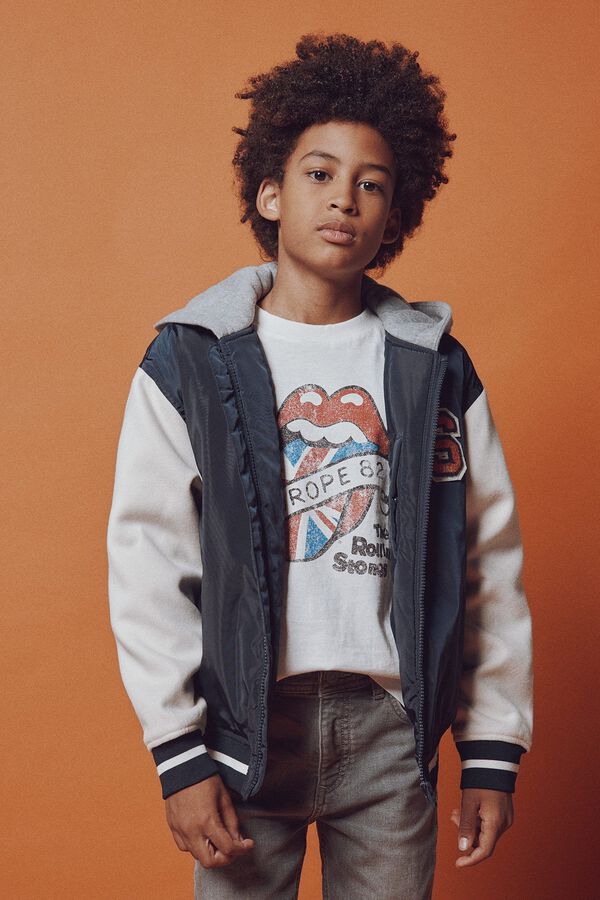 Springfield Kids Bomber varsity ni&ntilde;o azul