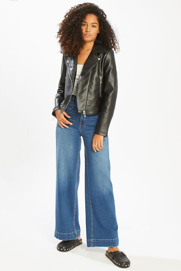 Pimkie Blus&atilde;o biker preto