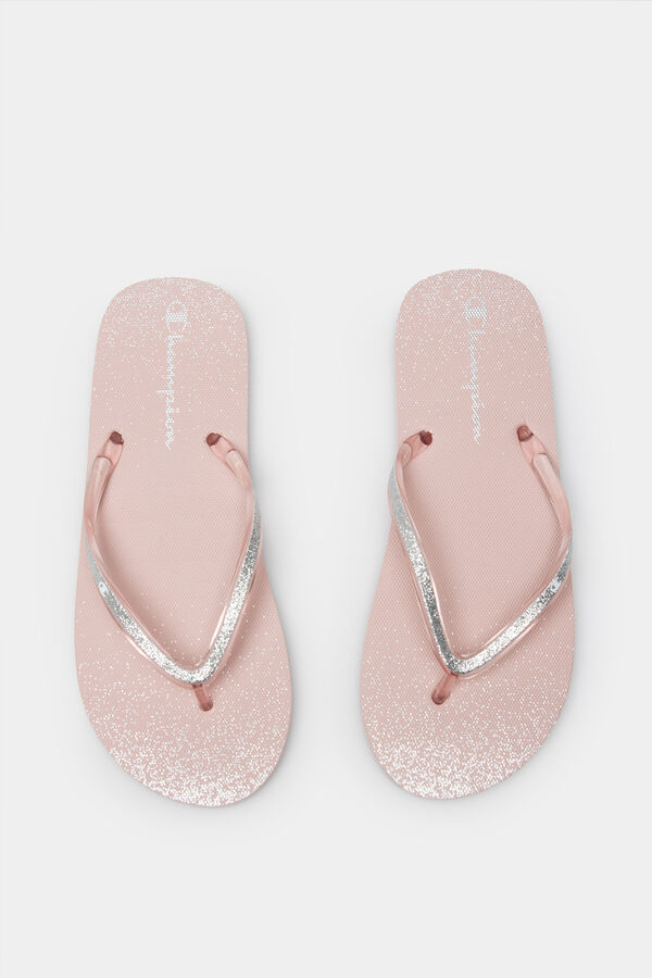 Champion Chinelo praia de mulher rosa