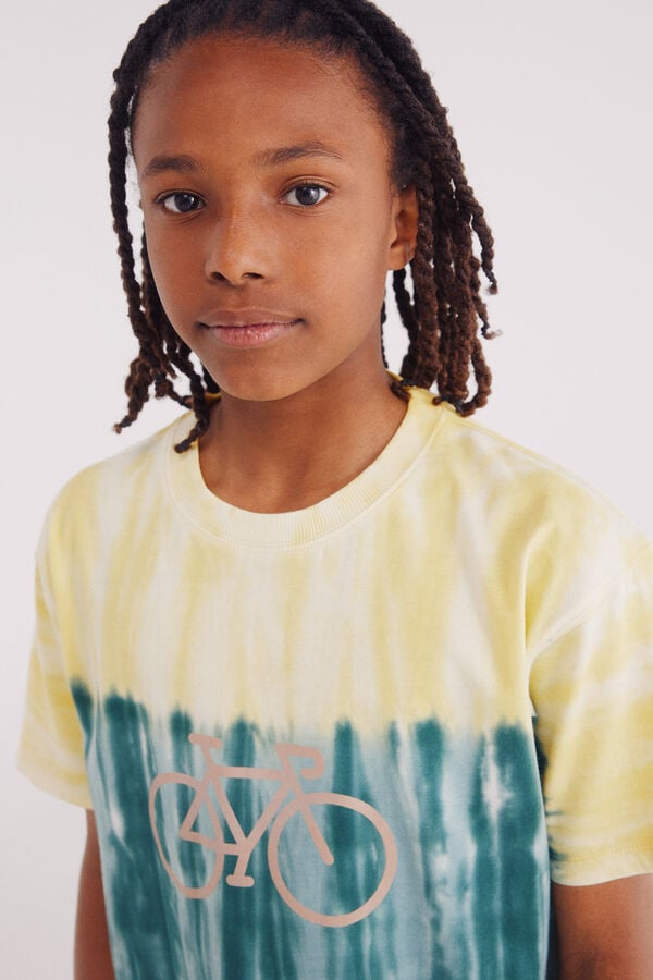 Springfield Kids Camiseta dip dye ni&ntilde;o amarillo