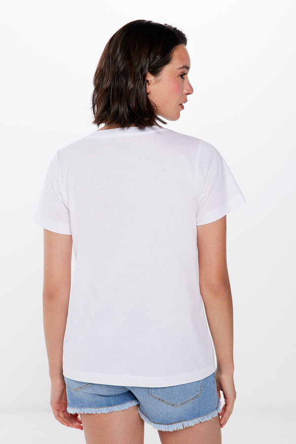 Springfield Camiseta "Tennis Snoopy" blanco