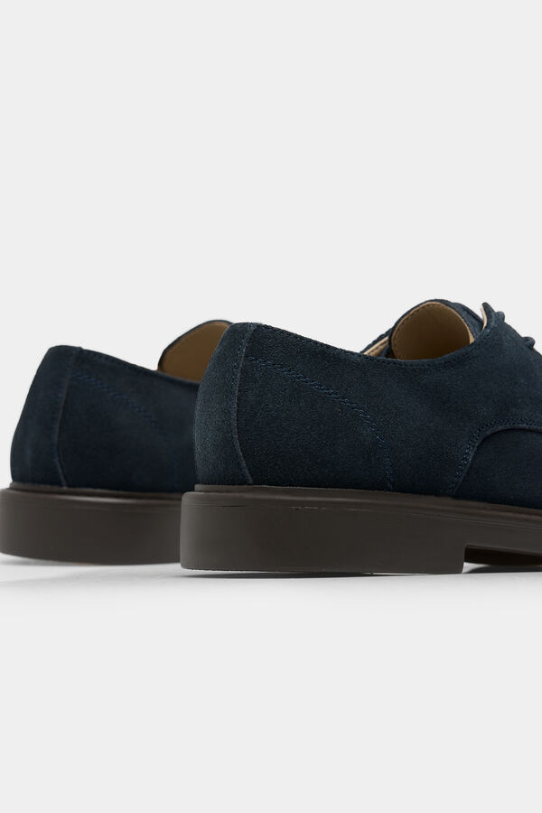 Springfield Zapato piel vestir azul
