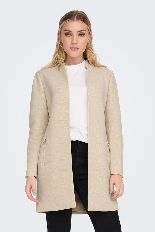 Only Chaqueta 3/4 manga larga tostado