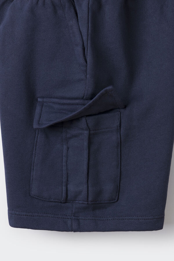 Springfield Kids Bermuda cargo niño azul