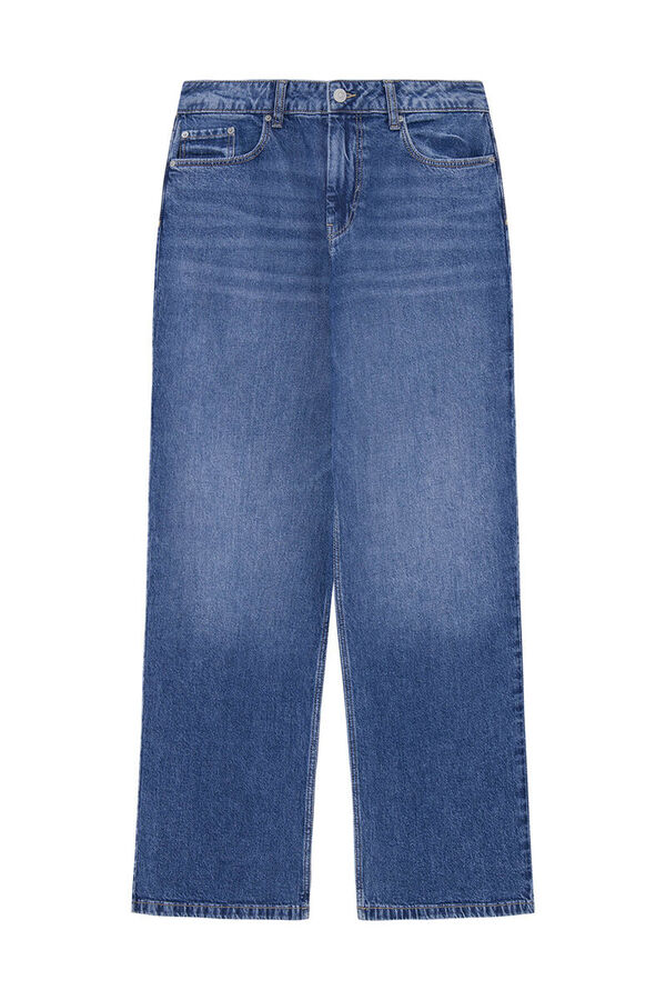 Springfield Jeans Wide Leg azul