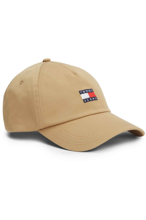 Tommy Jeans Bon&eacute; Tommy Jeans com bandeira frontal camel