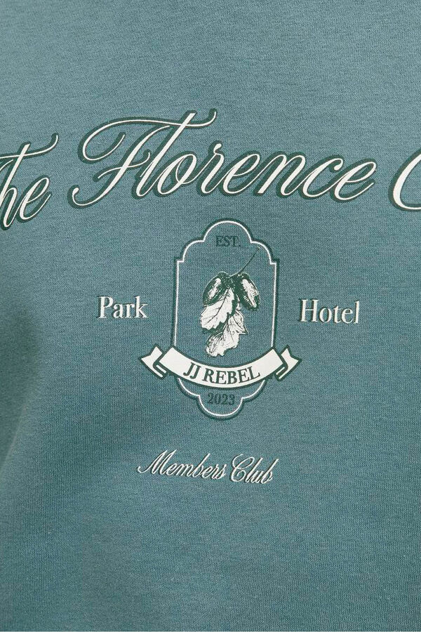 JJ REBEL Sudadera estampado frontal verde