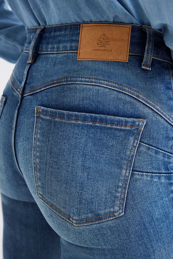 Springfield Jeans push-up azul