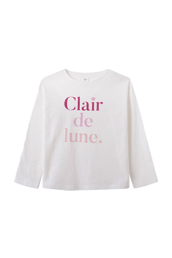 Springfield T-shirt "Clair de Lune" para menina cinza