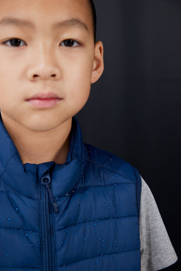 Springfield Kids Colete b&aacute;sico menino azul