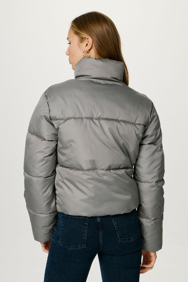 Jack & Jones Chaqueta corta acolchada gris