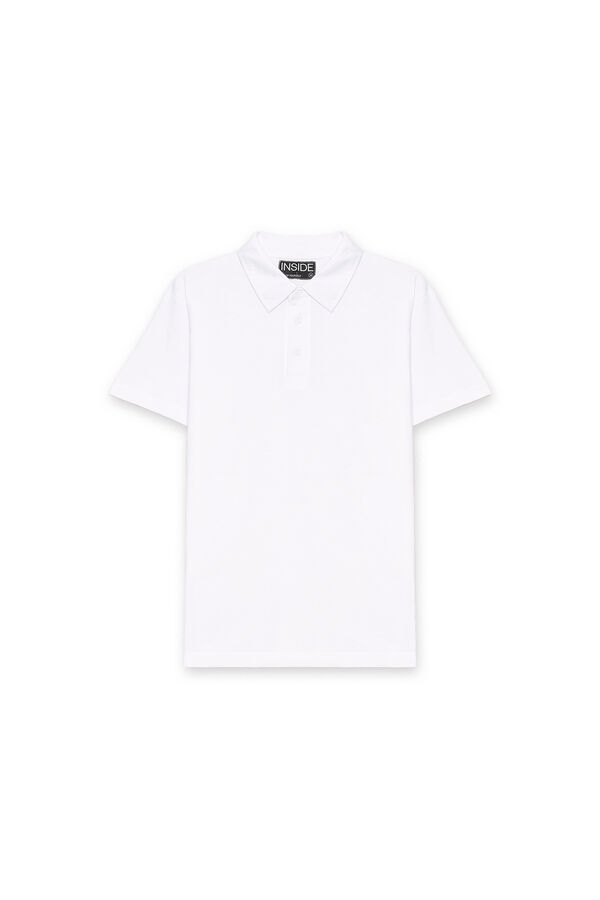 Inside Polo B&aacute;sico blanco
