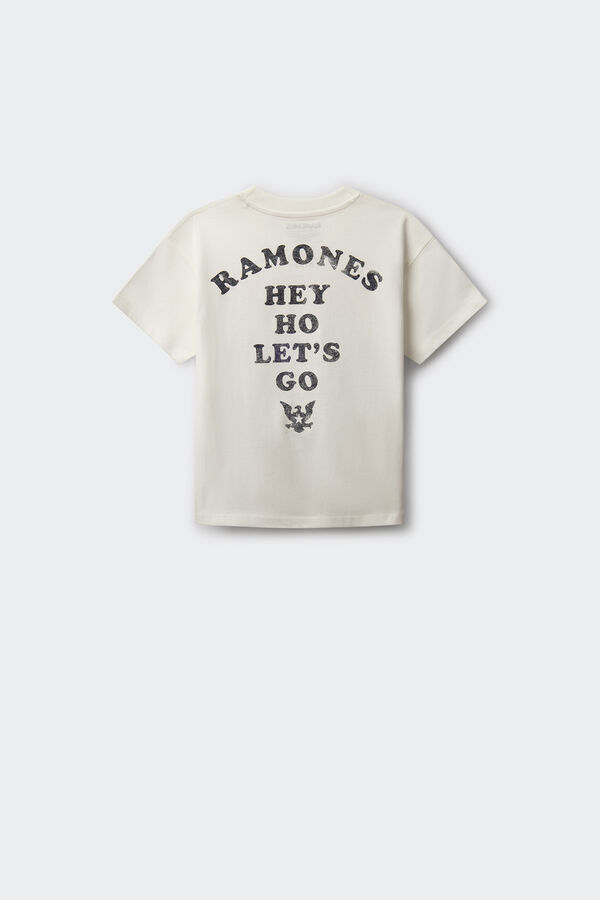 Springfield Kids Camiseta Ramones ni&ntilde;o marfil