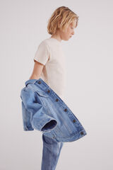 Springfield Kids T-shirt de menino com textura bege