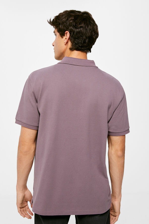 Springfield Polo piqué básico roxo