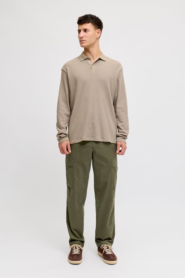 JJ REBEL Cal&ccedil;a cargo 100% algod&atilde;o verde