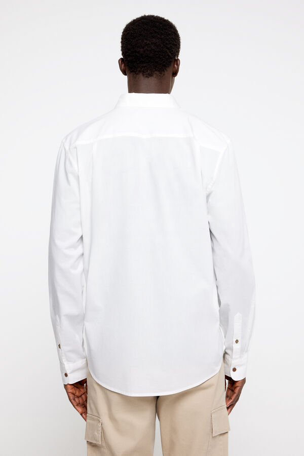 Springfield Camisa popelina cor branco