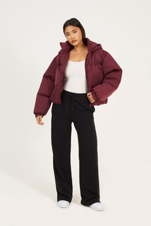 Brave Soul Casaco acolchoada oversized  estampado