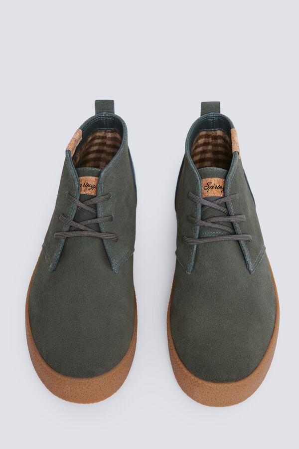 Springfield Bot&iacute;n piel serraje soft gris