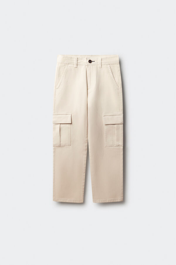 Springfield Kids Crian&ccedil;a de carga cal&ccedil;as chino branco