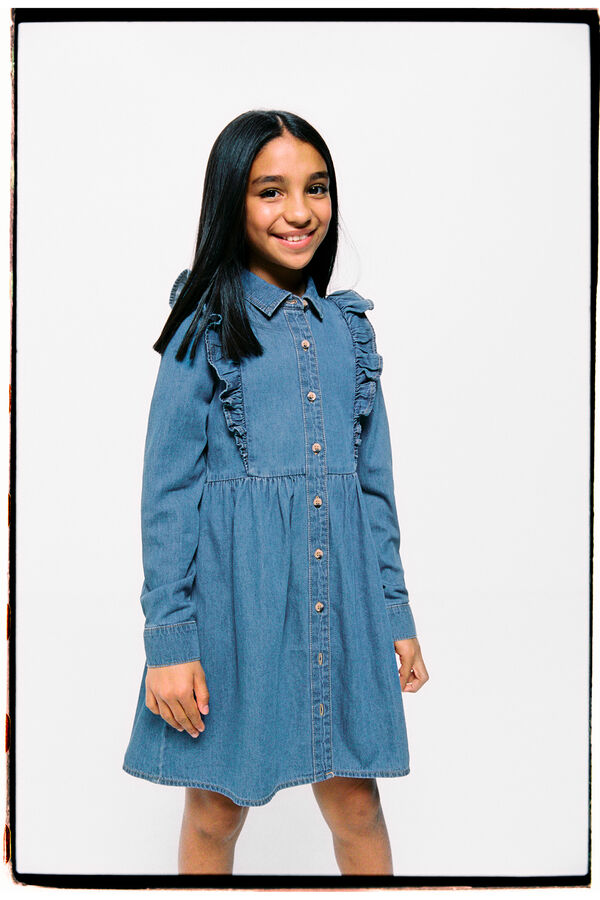 Springfield Kids Vestido vaquero ni&ntilde;a azul