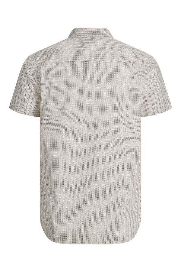 Jack & Jones Camisa slim fit estampada beige