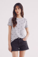 Springfield Motivos gr&aacute;ficos para camisetas cinzento