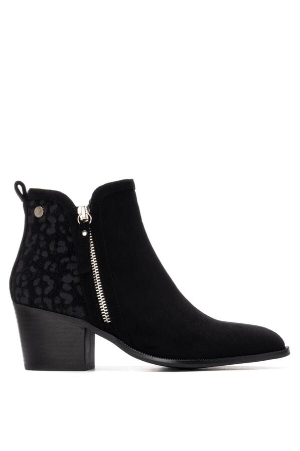 XTI Bota de salto alto preto