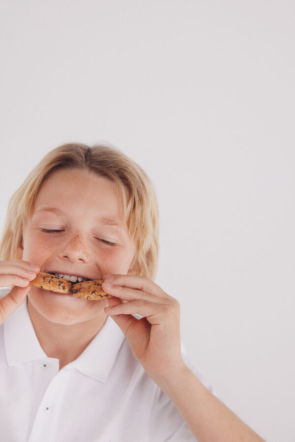 Springfield Kids Polo basico ni&ntilde;o blanco