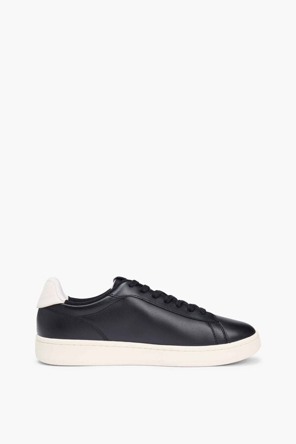 Tommy Jeans T&ecirc;nis Tommy Jeans com bandeira lateral preto