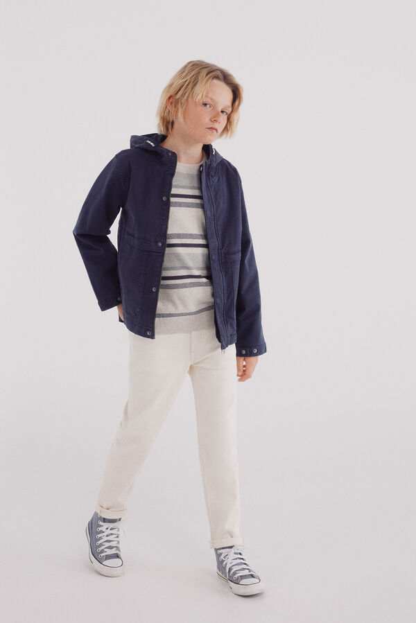 Springfield Kids Parka algodonera ni&ntilde;o azul