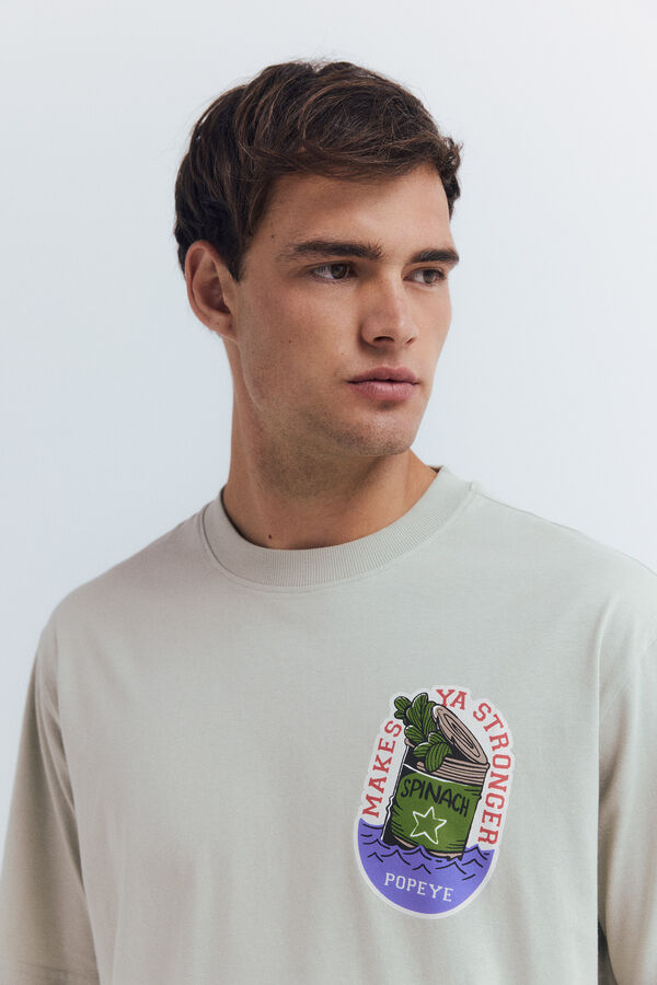 Springfield Camiseta Popeye blanco