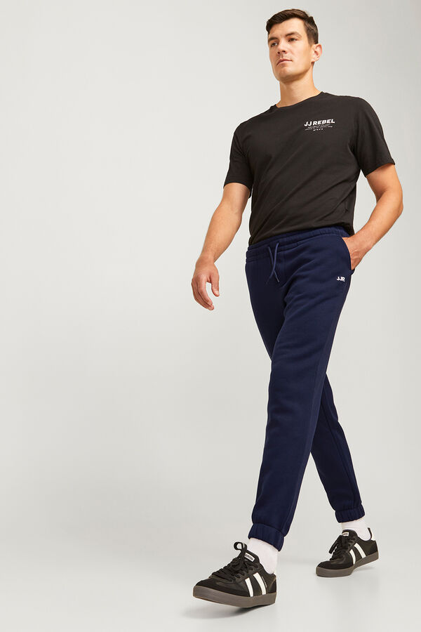 JJ REBEL Pantal&oacute;n jogger cl&aacute;sico azul