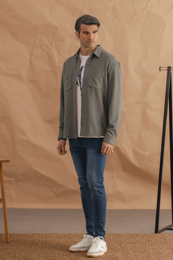 Celopman Sobrecamisa Punto verde