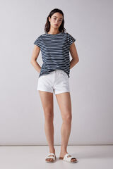 Springfield Shorts vaqueros básicos blanco