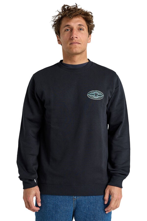 Billabong Sudadera cuello redondo negro