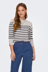 JDY Camisola de gola redonda cru