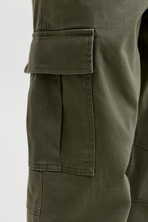Jack & Jones Cal&ccedil;a cargo relaxed verde