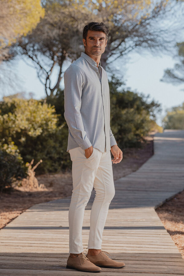 Celopman Camisa Oxford Lisa  verde