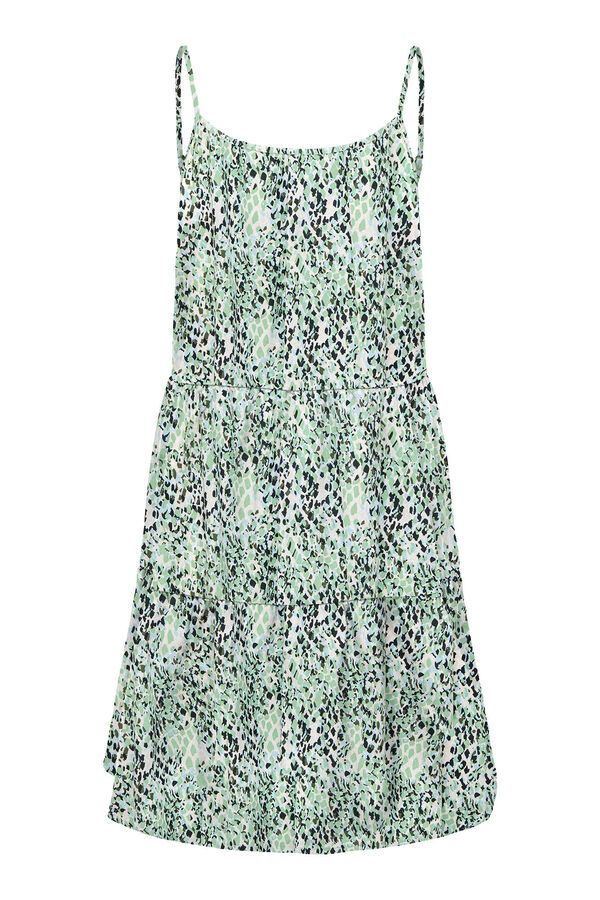 Only Vestido curto de al&ccedil;as verde