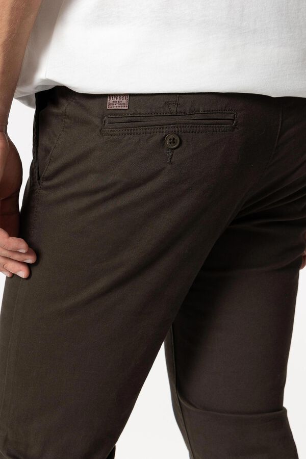 Tiffosi Pantal&oacute;n Chino Slim Fit verde