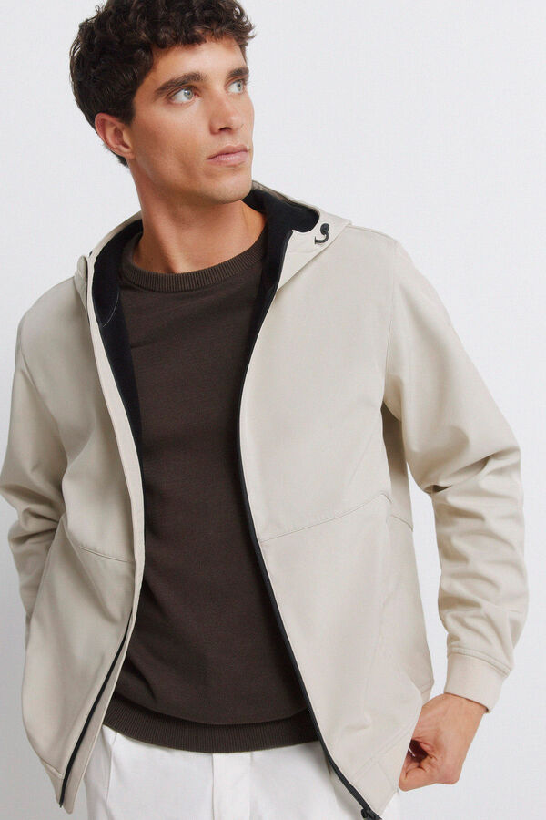 Springfield Chaqueta softshell capucha nude