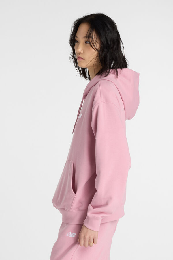 New Balance Sudadera con capucha deportiva rosa
