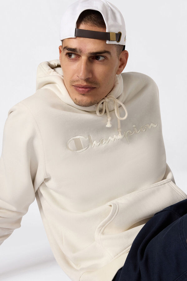 Champion Sweatshirt capuz bege