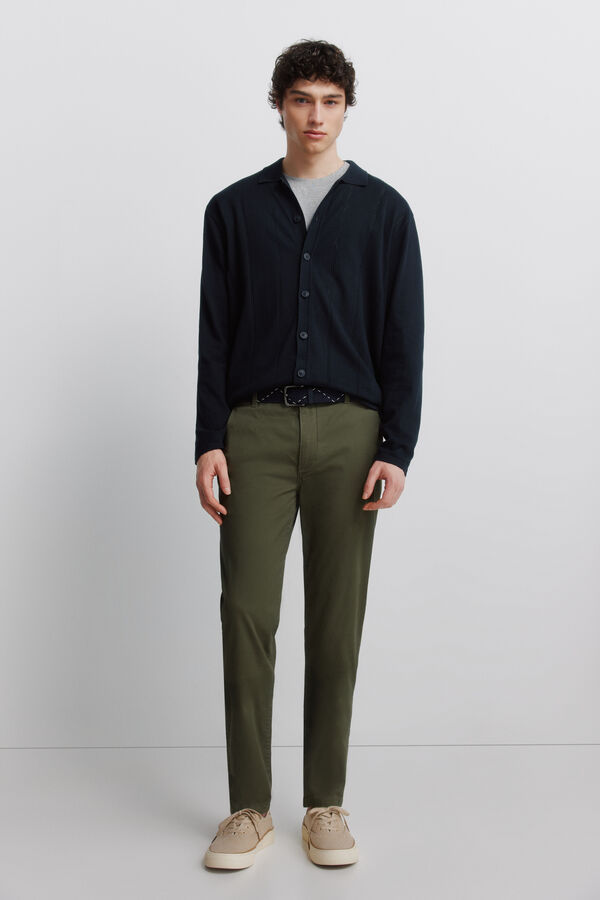 Springfield Cal&ccedil;as chino skinny fit estampado