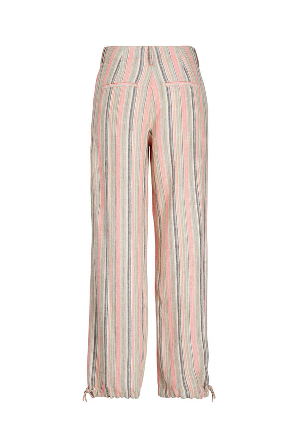 Jack & Jones Cal&ccedil;as de riscas linho vermelho