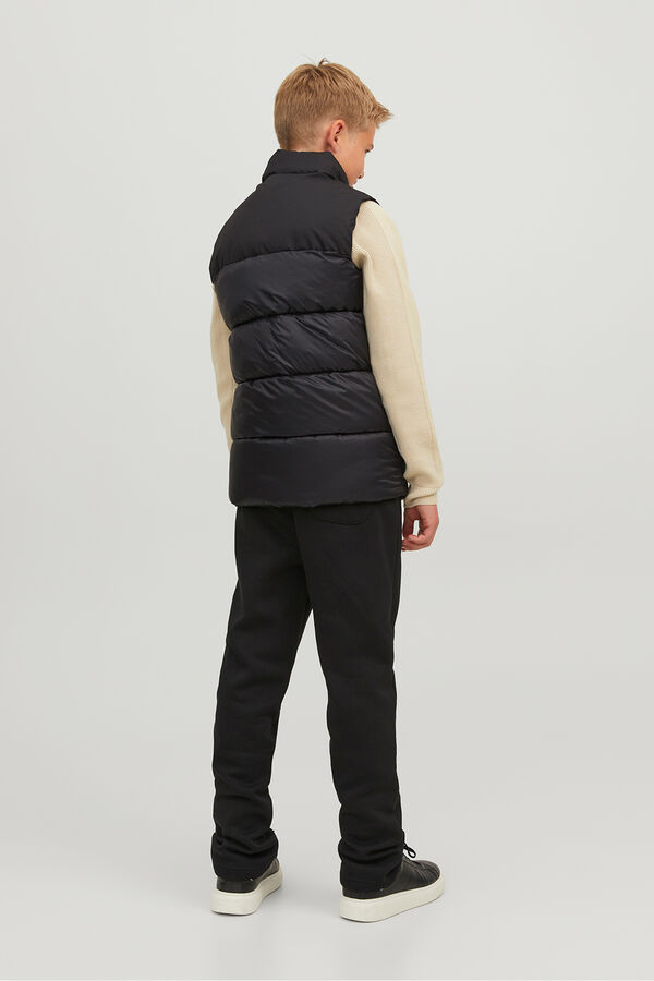 Jack & Jones Junior Colete acolchoado preto