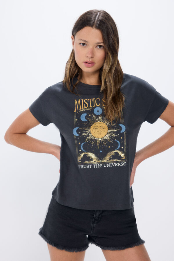 Springfield Camiseta "Mistic soul" gris