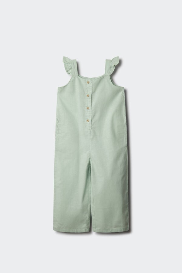 Springfield Kids Mono liso volantes ni&ntilde;a verde